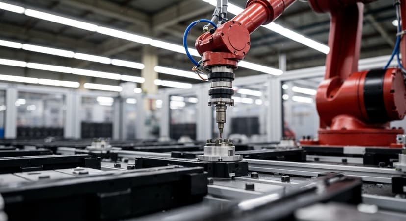 Advanced CNC machine in operation