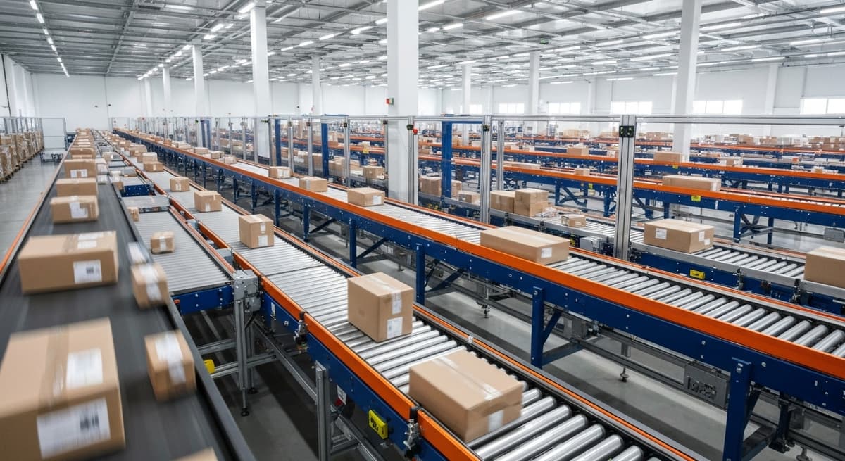 Automated Logistics Conveyor System Components
